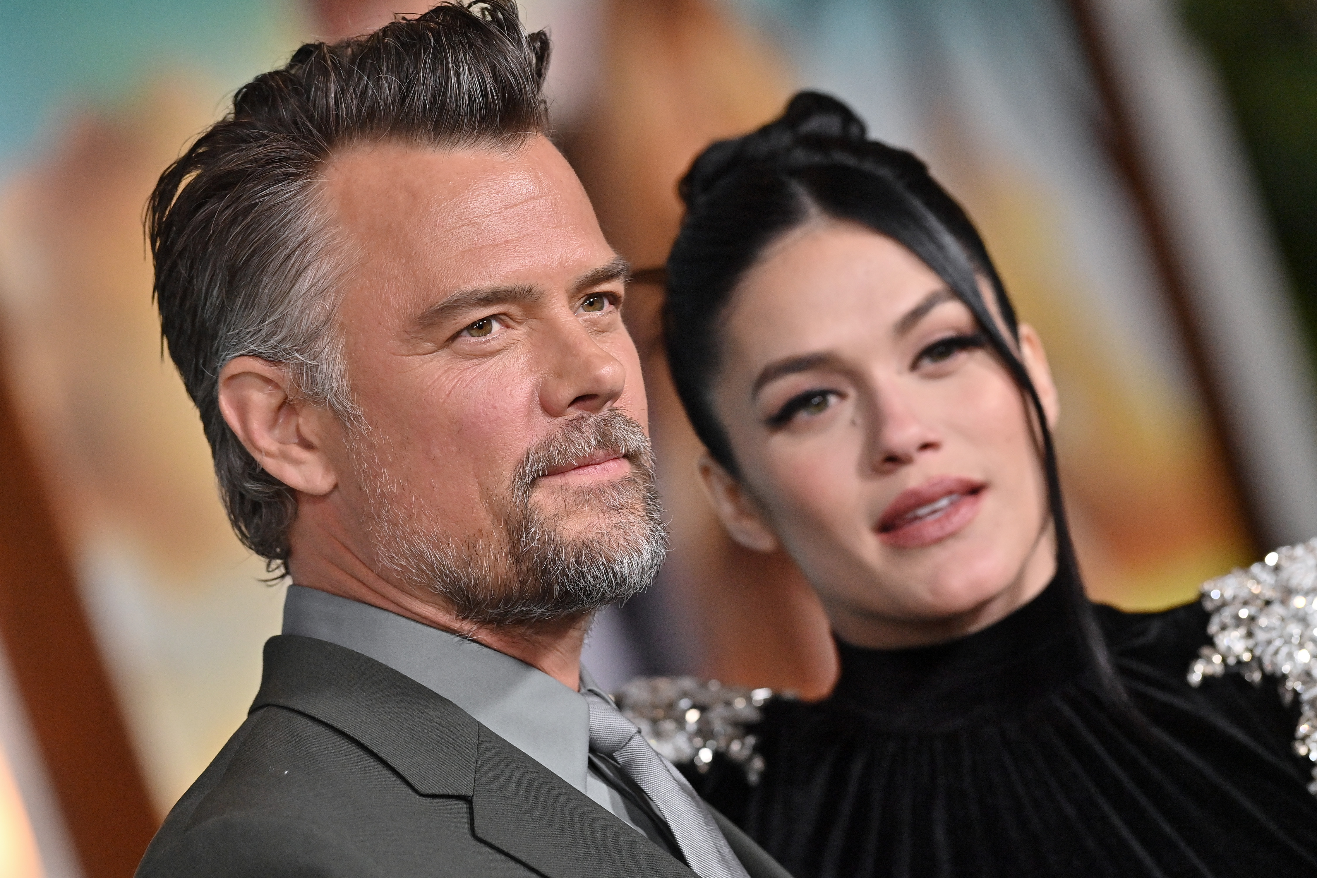 Josh Duhamel and Audra Mari attend the Los Angeles premiere of "Shotgun Wedding" at TCL Chinese Theatre on January 18, 2023 in Hollywood, California | Source: Getty Images