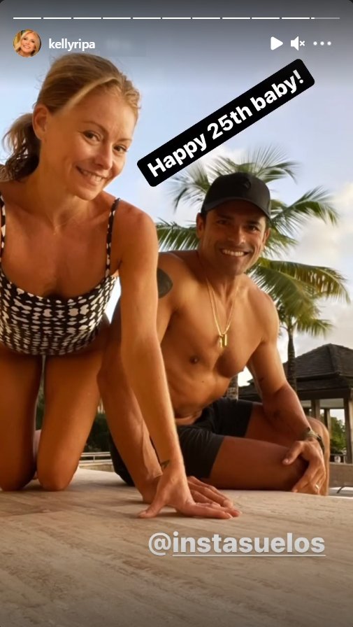 Screenshot of Kelly Ripa's Instastory from May 2, 2021. | Source: instagram.com/kellyripa/