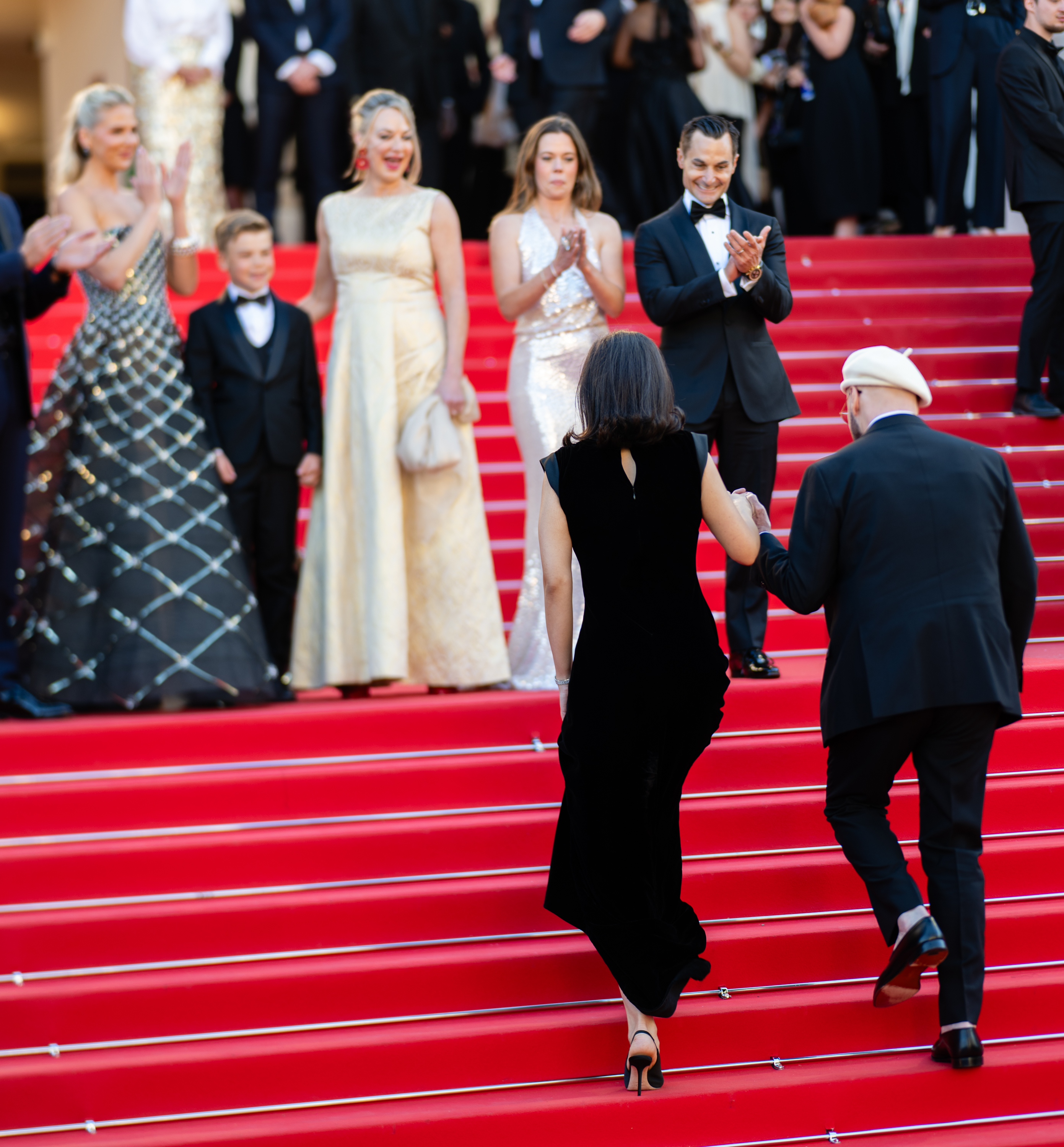 John Travolta and Ella Bleu Travolta attend the "Karma" screening during the 79th annual Cannes Film Festival at Palais des Festivals on May 15, 2026 in Cannes, France | Source: Getty Images
