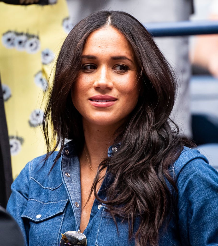 Megan Markle at 2019 U.S Open Final watching Serena Williams against Bianca Andreescu. | Source: Getty Images