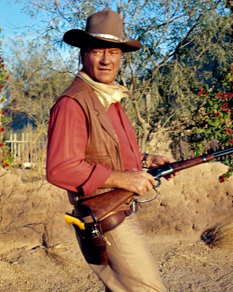 American actor John Wayne (1907 - 1979) (as Cole Thornton) in a scene from 'El Dorado' (directed by Howard Hawks), 1967. | Source: Getty Images