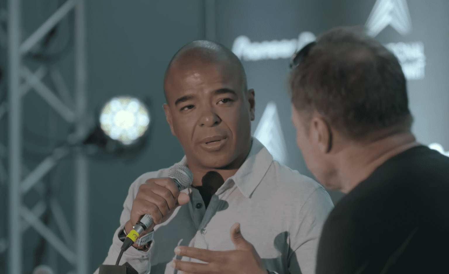 Erick Morillo in an interview about his ketamine addiction and a long, but successful road to recovery. | Photo: Youtube/ International Music Summit 
