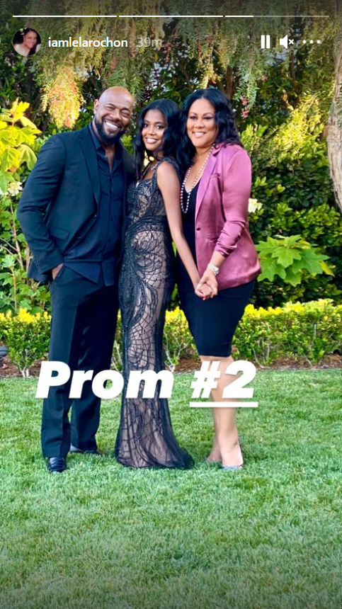 Lela Rochon and Antoine Fuqua with their daughter during her second prom | Photo: Instagram/iamlelarochon