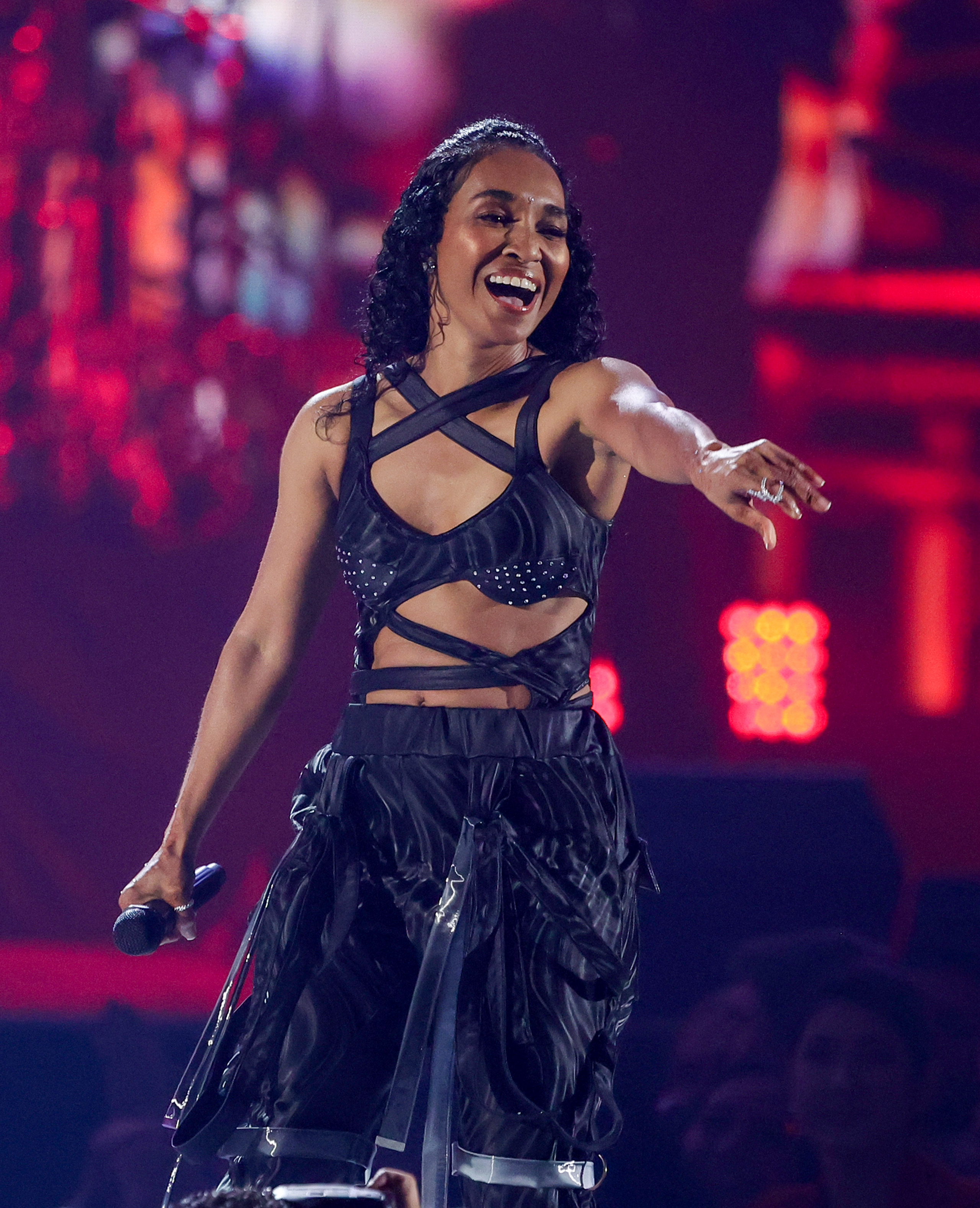 Rozonda "Chilli" Thomas from the girl group TLC performing at the 2023 iHeartRadio Music Festival in Las Vegas, Nevada, on September 22, 2023 | Source: Getty Images