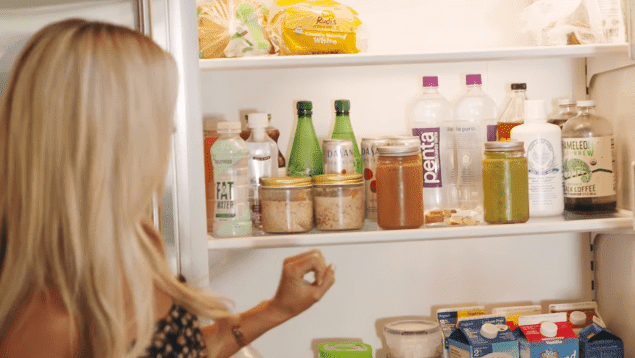 Christina Anstead's refrigerator | Source: YouTube/House Beautiful