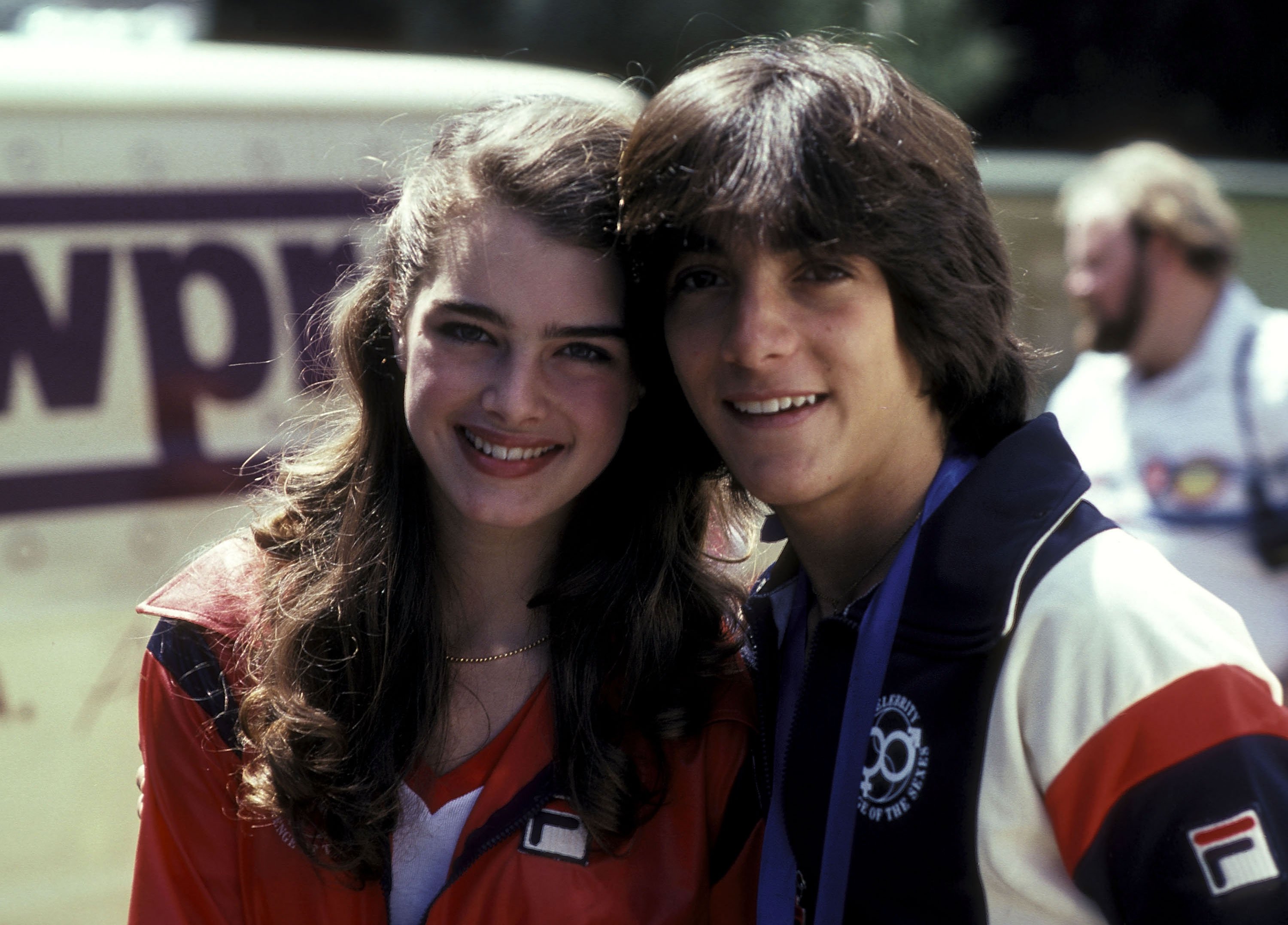 Brooke Shields and actor Scott Baio attend the CBS Television Competition Special "Celebrity Challenge of the Stars" on March 23, 1980 at Mt. San Antonio College in Walnut, California | Source: Getty Images 