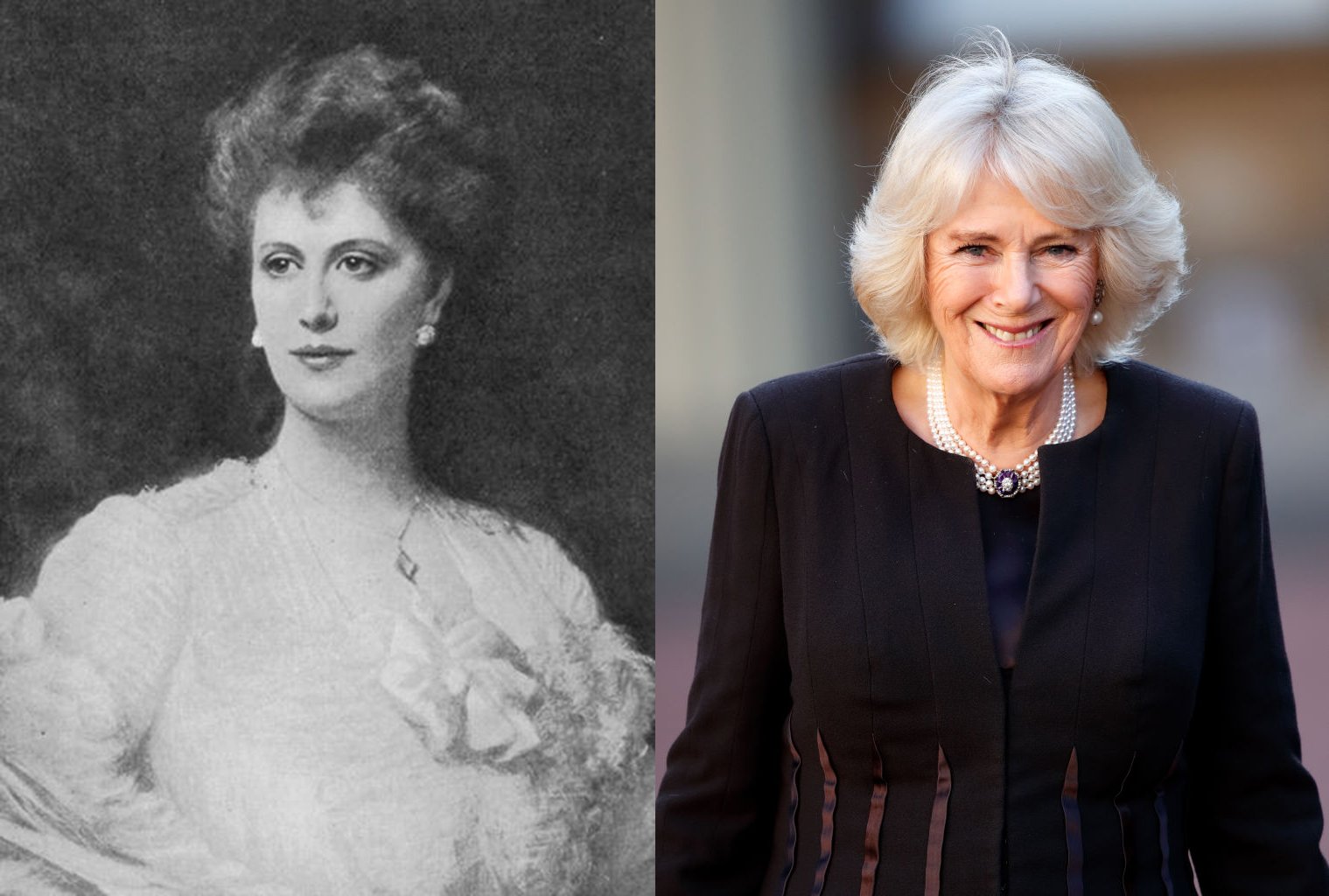 Alice Keppel and Camilla Parker Bowles. I Image: Wikimedia Commons/ Getty Images.