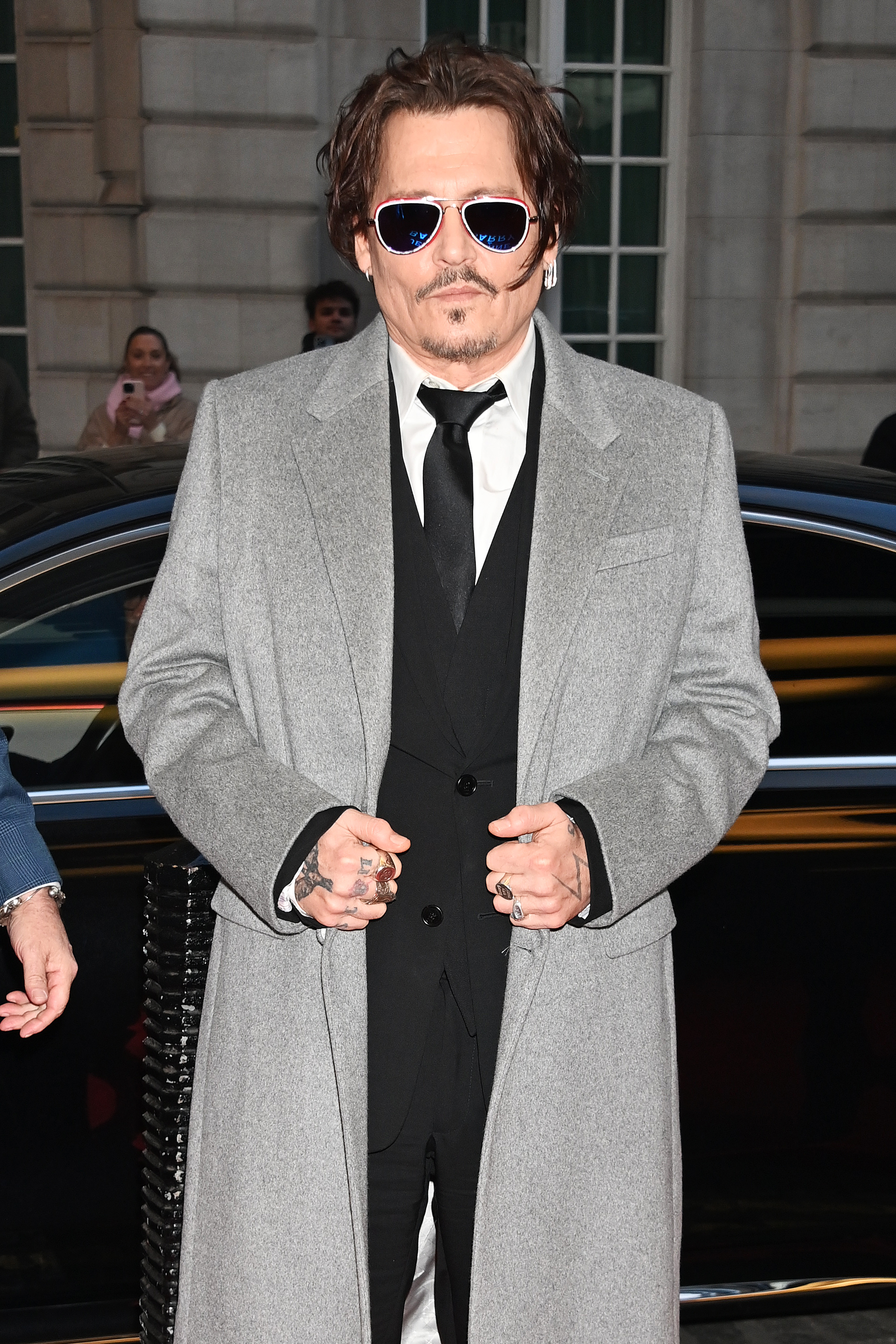 Johnny Depp attends the UK premiere of "Jeanne Du Barry," 2024 | Source: Getty Images