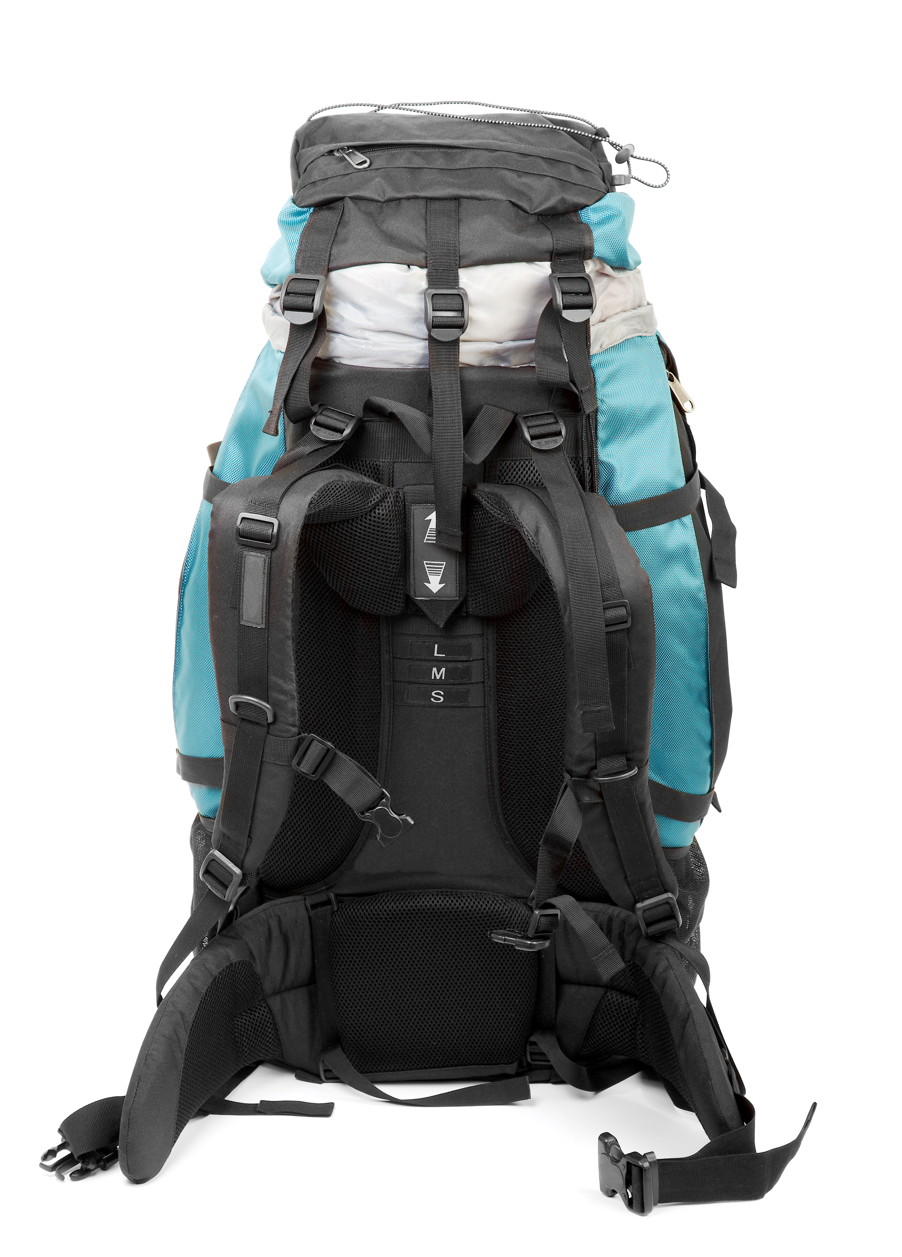 A lrge backpack on white background. | Source: Getty Images