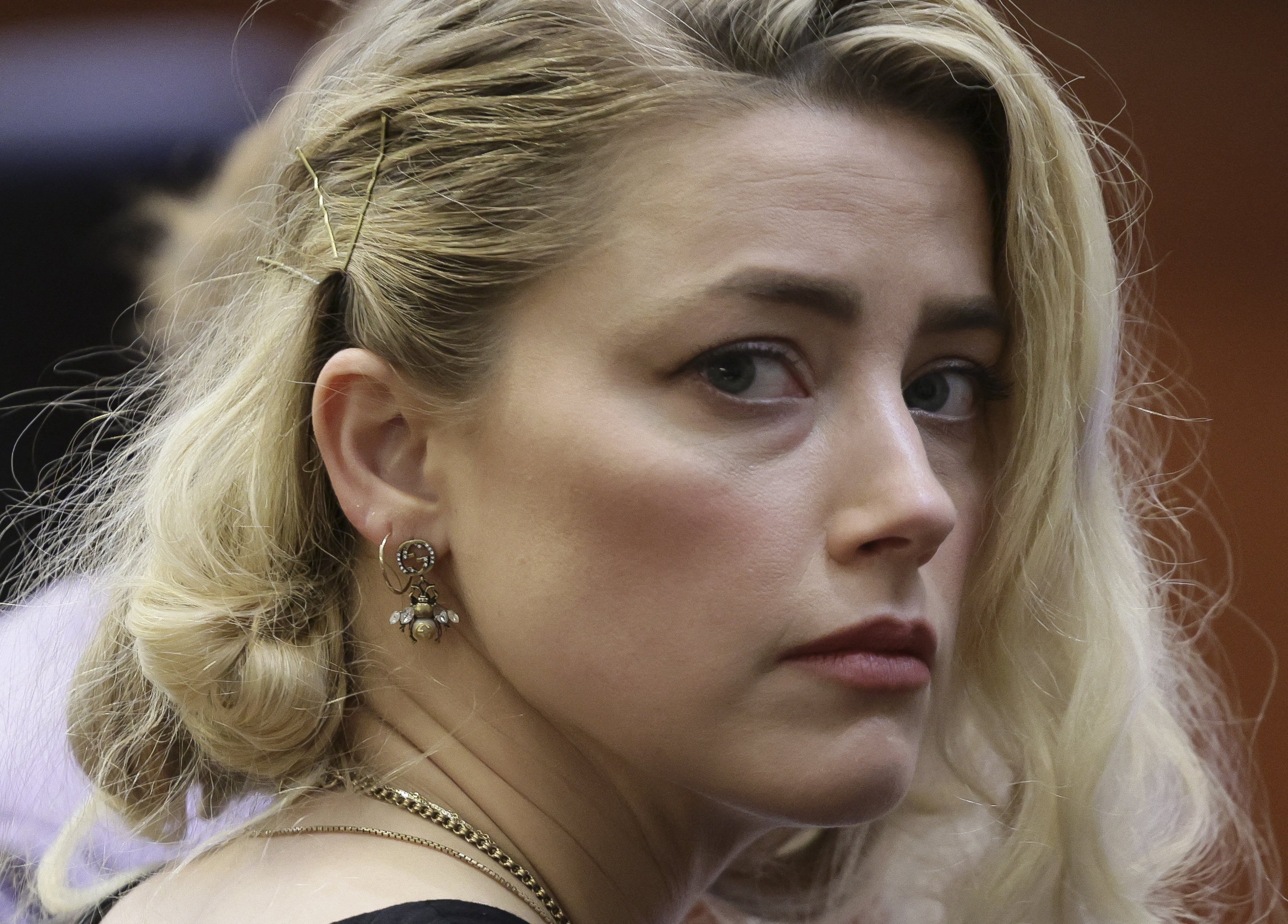 - Actor Amber Heard waits before the jury said that they believe she defamed ex-husband Johnny Depp. | Source: Getty Images
