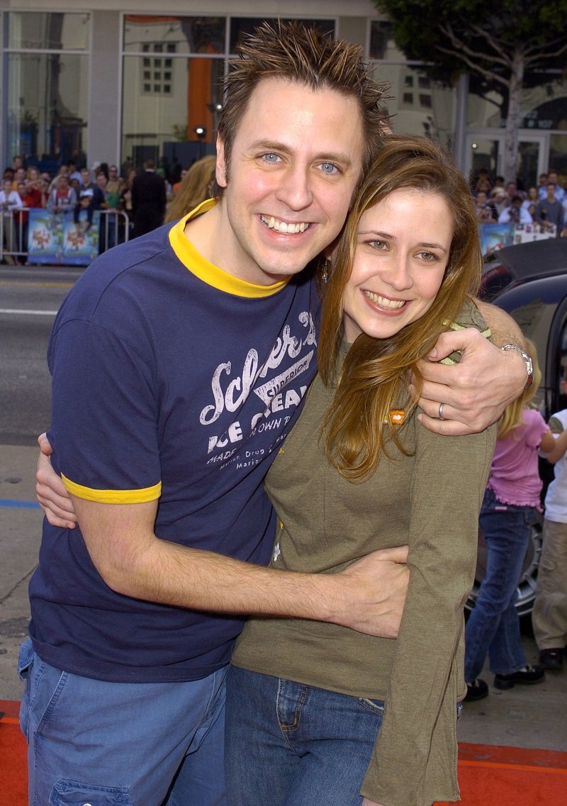 James Gunn and Jenna Fischer on March 20, 2004, in Hollywood, California | Photo: Getty Images