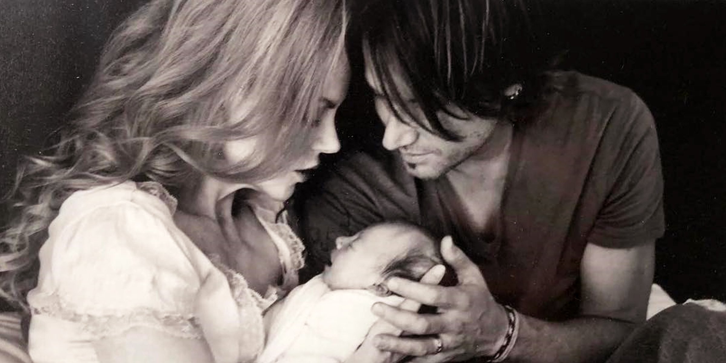 Nicole Kidman and Keith Urban with one of their daughters. | Source: Instagram/nicolekidman