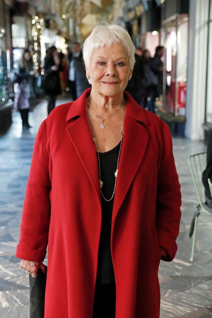 Dame Judi Dench at Burlington Arcade on November 12, 2019. | Source: Getty Images