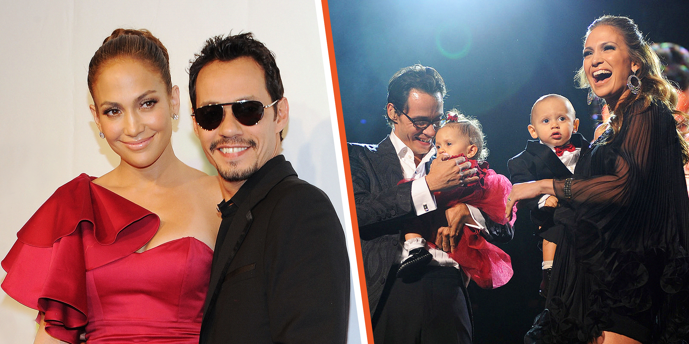 Jennifer Lopez and Marc Anthony | Jennifer Lopez, Marc Anthony and their kids | Source: Getty Images