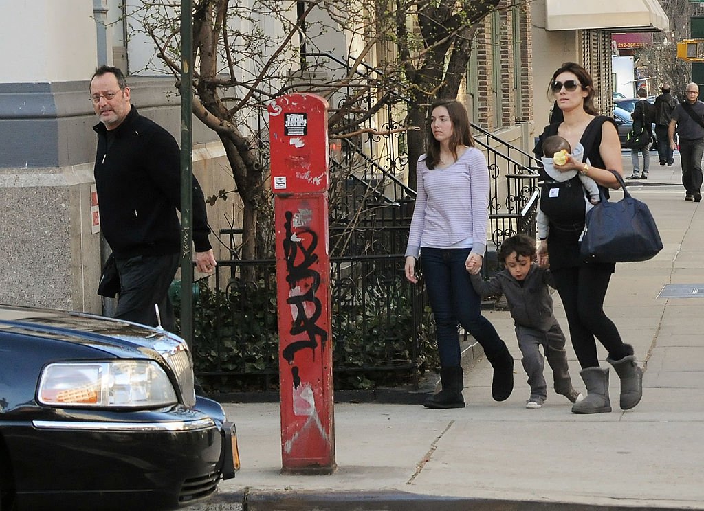 Jean Reno, Zofia et leurs enfants. І Source : Getty Images