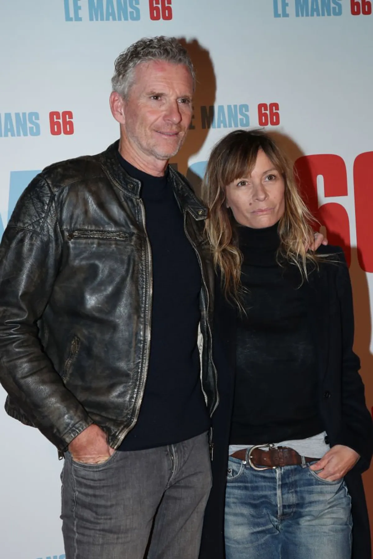Denis Brogniart et son épouse Hortense Brogniart assistent à la première de "Le Mans 66" au Cinéma Gaumont Champs Elysées le 06 octobre 2019 à Paris. | Photo : Getty Images