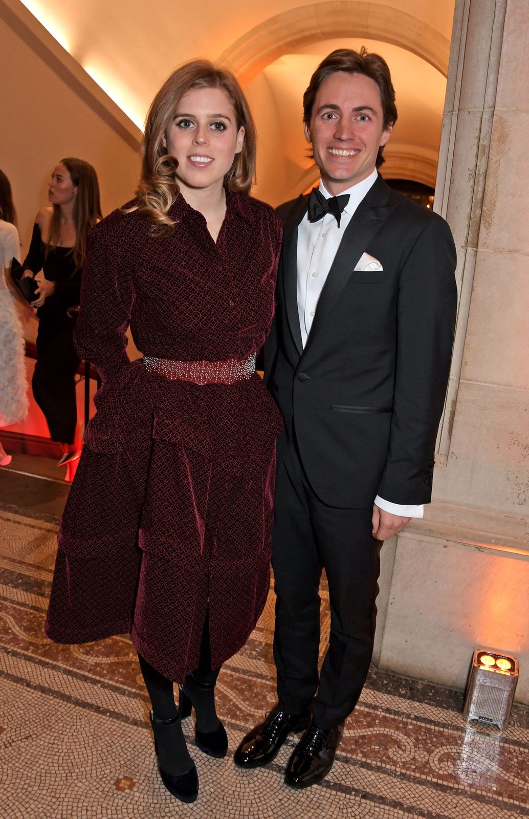 Princess Beatrice and Edoardo Mapelli Mozzi at The Portrait Gala held at the National Portrait Gallery on March 12, 2019, in London, England | Photo: David M. Benett/Dave Benett/Getty Images