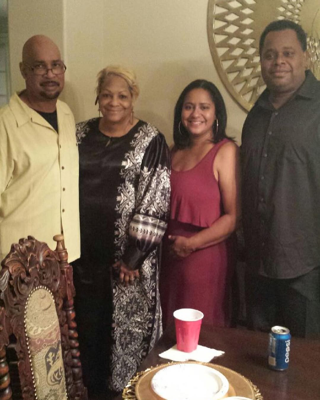 Laurie Lampkin pictured with family, dated May 8, 2022 | Source: Instagram/ julianbroadus