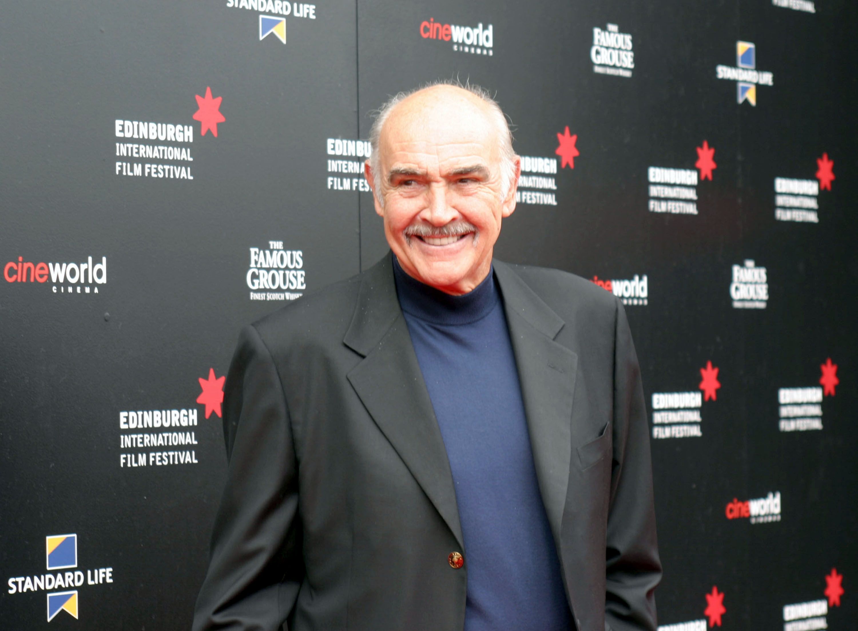 Sean Connery during the Sir Sean Connery Attends the Edinburgh International Film Festival at Cineworld in Edinburgh, Scotland, Great Britain. | Source: Getty Images