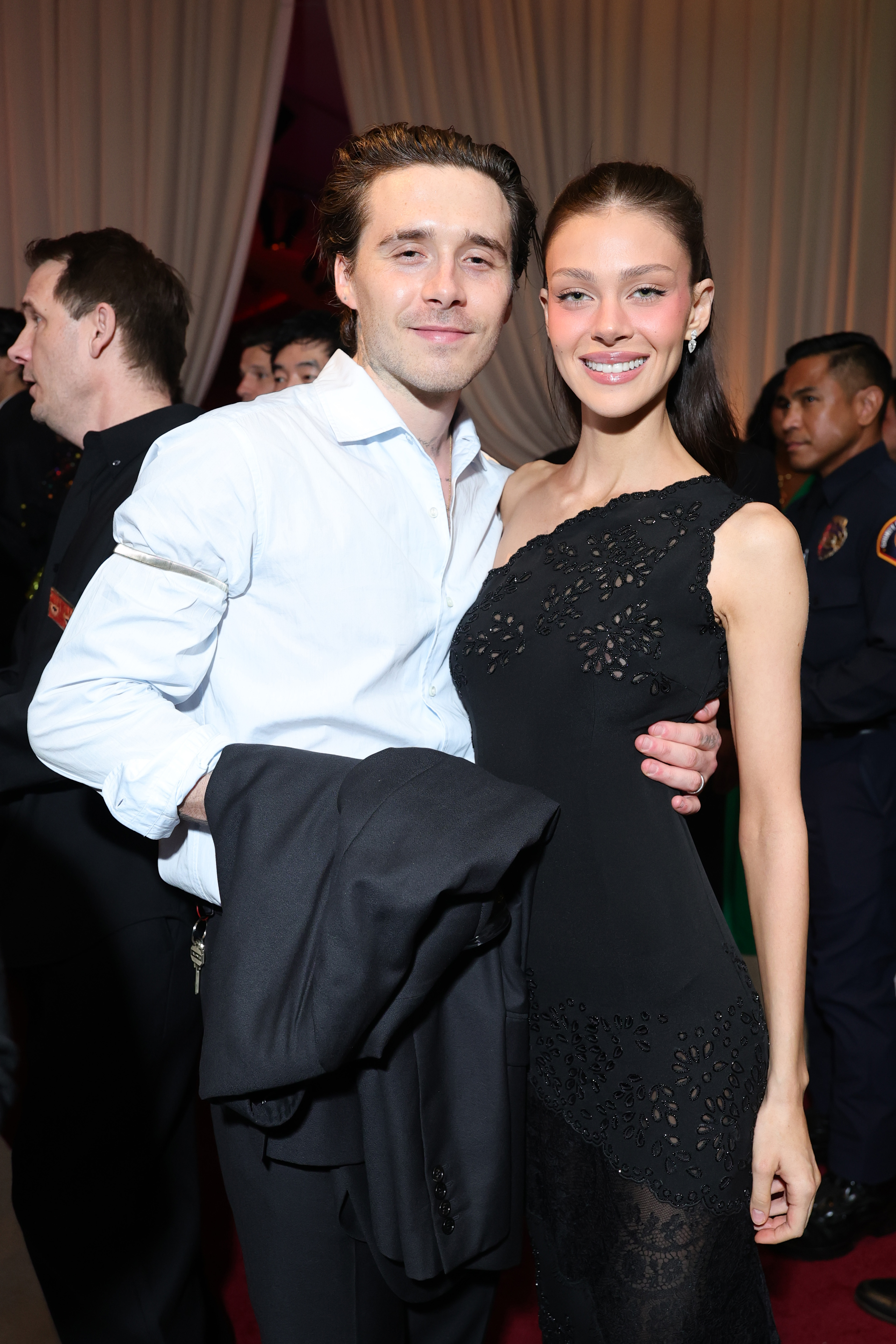 Brooklyn Peltz Beckham and Nicola Peltz Beckham attend the Elton John AIDS Foundation's 34th Annual Academy Awards Viewing Party on March 15, 2026 in West Hollywood, California. | Source: Getty Images