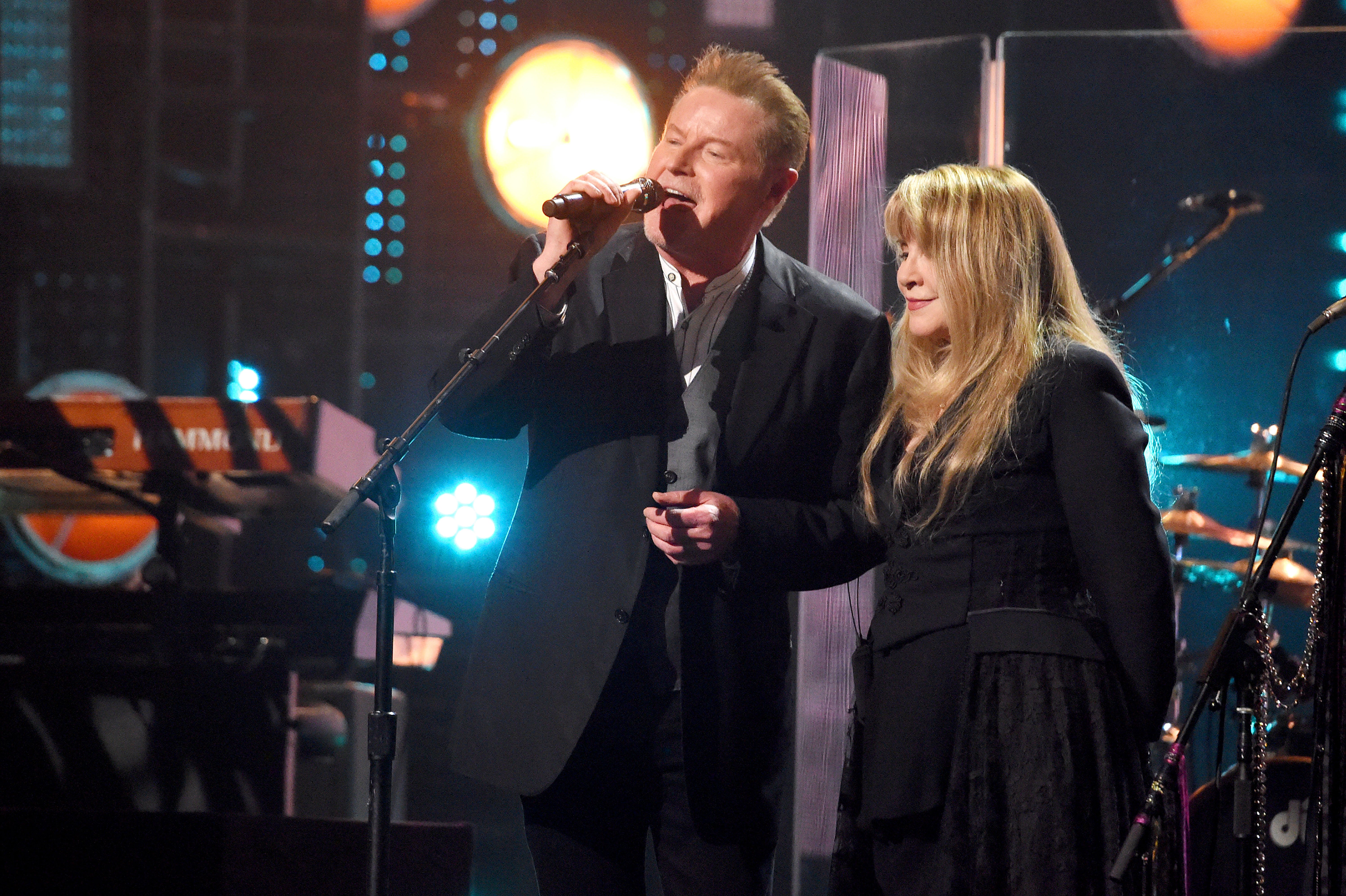 Stevie Nicks and Don Henley at the 2019 Rock & Roll Hall Of Fame Induction Ceremony on March 29, 2019 | Source: Getty Images