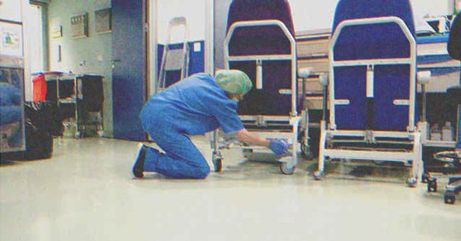 A nurse cleaning in a hospital | Source: Shutterstock