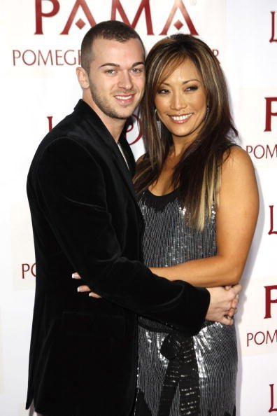 Artem Chigvintsev and Carrie Ann Inaba at Les Deux on January 7, 2008 in Los Angeles, California | Photo: Getty Images