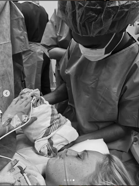 Tineke Younger, Baby Ayra, and a doctor, from a post dated November 26, 2025 | Source: Instagram/tiniyounger