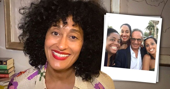 Tracee Ellis Ross & Her 2 Sisters Pose with Their Dad Robert in Rare