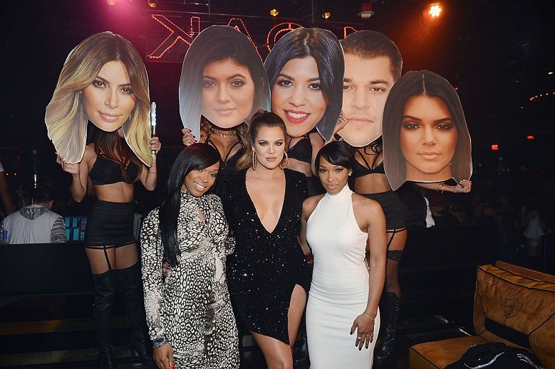Khadija Haqq, Khloé Kardashian, and Malika Haqq in Las Vegas on December 30, 2014. | Photo: Getty Images