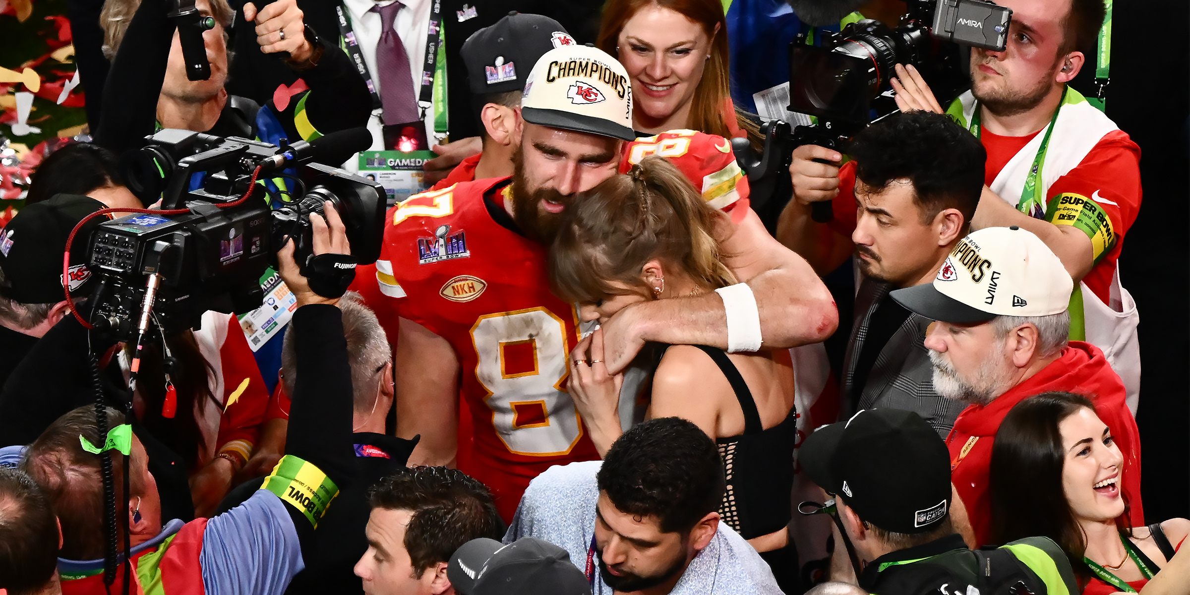 Travis Kelce and Taylor Swift | Source: Getty Images