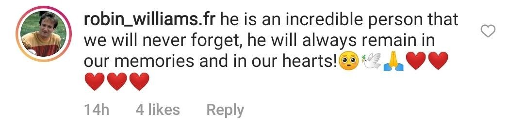 A fan comments on Zak Williams' Instagram post. | Photo: Instagram/zakpym