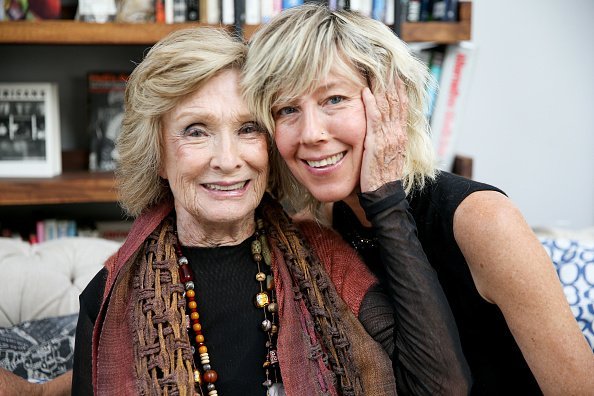 Cloris Leachman and daughter daughter Dinah Englund attend the PETA Fundraising Event at Private Residence in Malibu | Photo: Getty Images