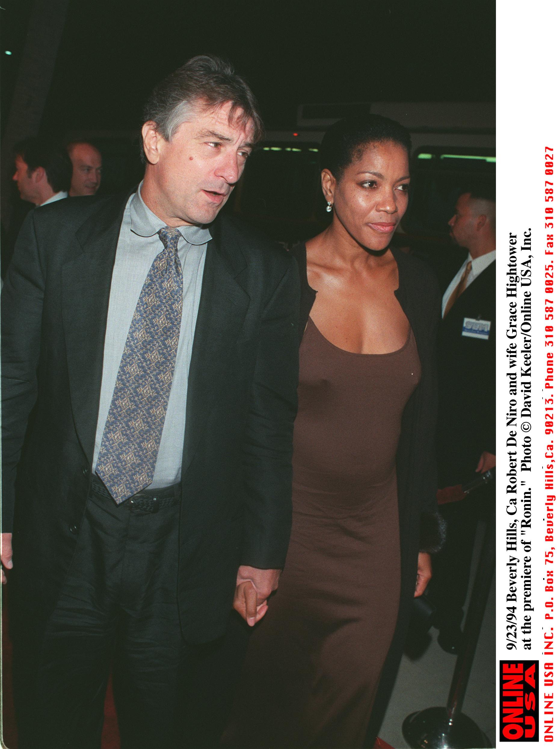 Robert De Niro and Grace Hightower in Beverly Hills 1998. | Source: Getty Images