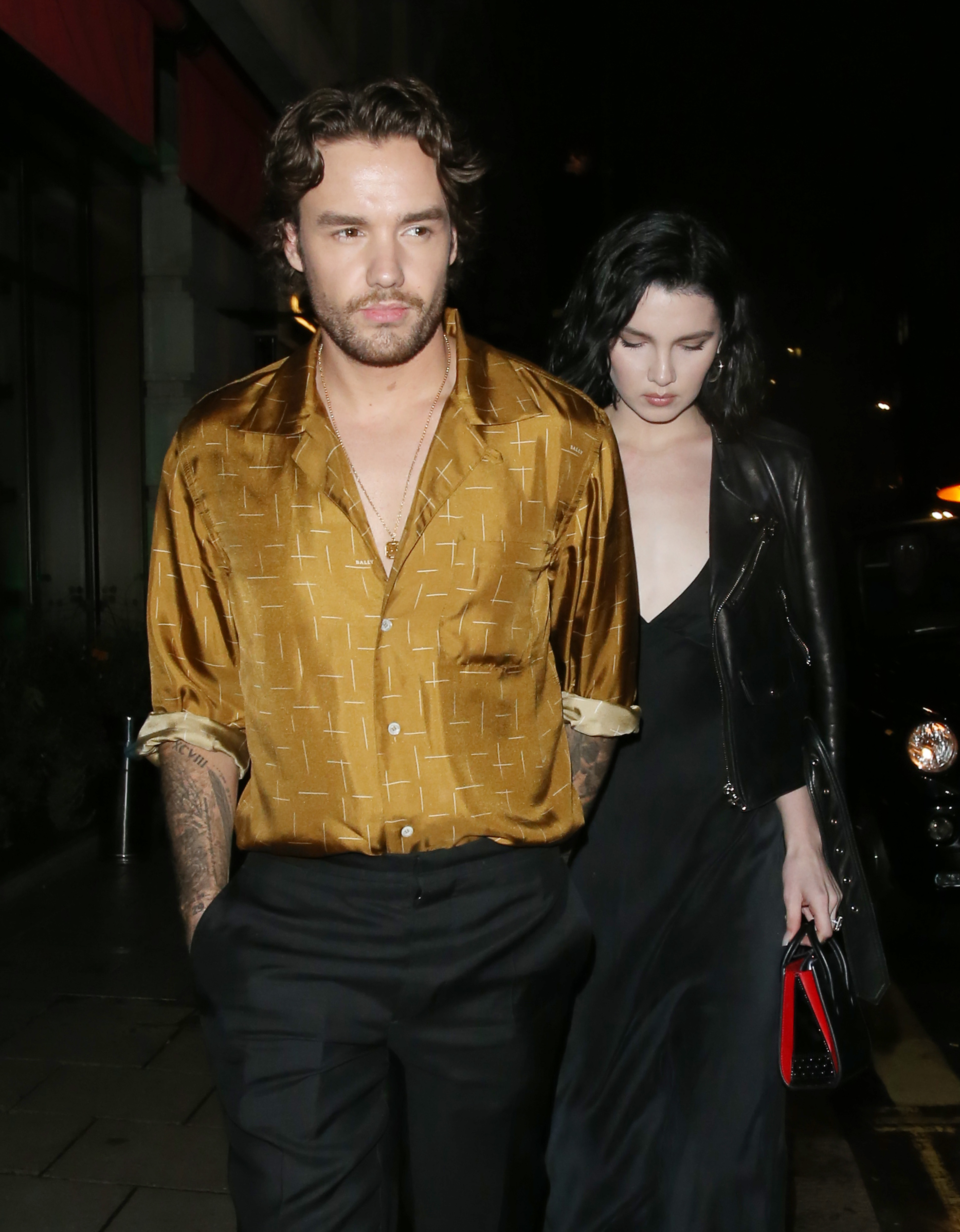 Liam Payne and Maya Henry pictured leaving Novikov restaurant on August 27, 2020, in London, England. | Source: Getty Images