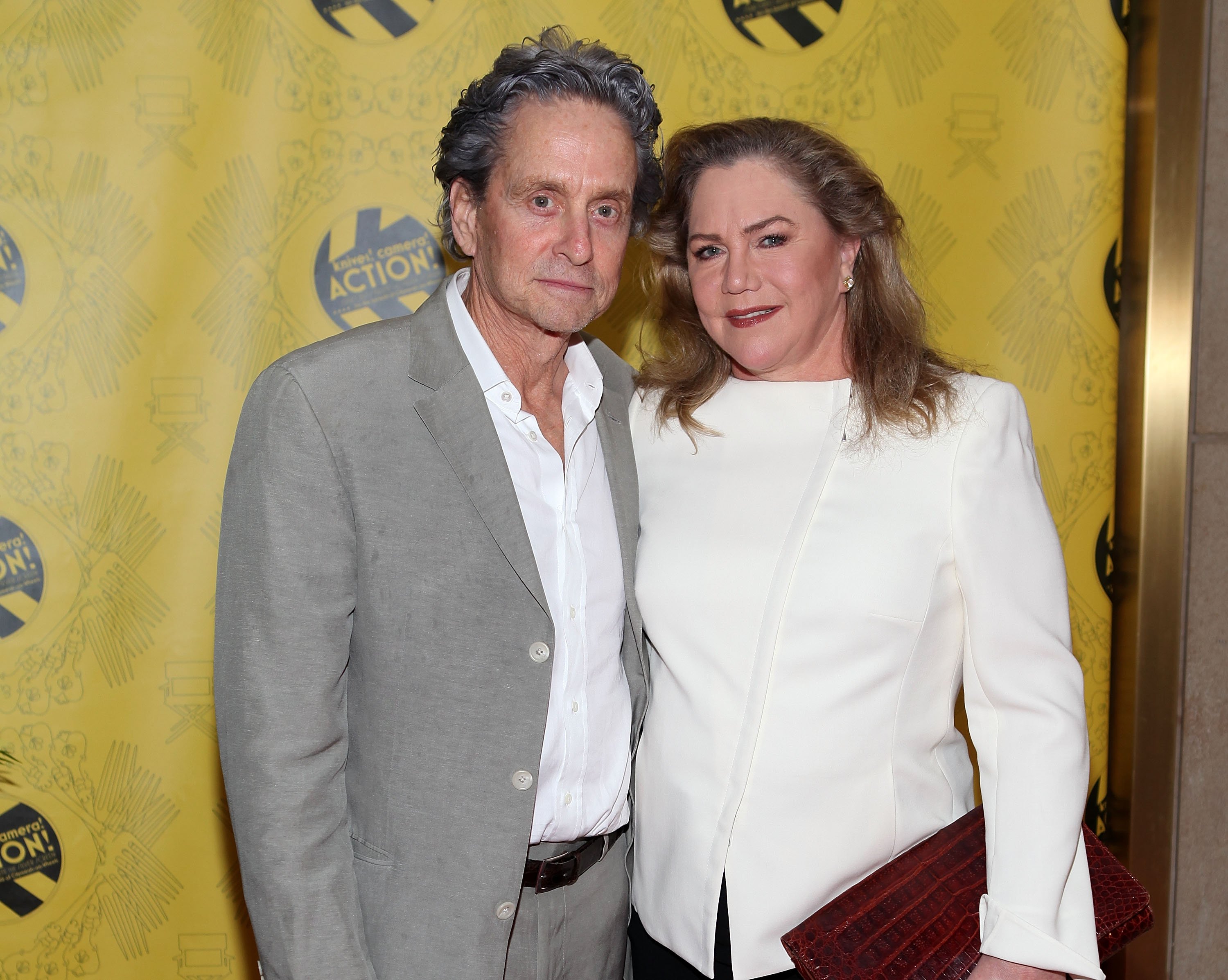 Michael Douglas and Kathleen Turner attending the 27th Annual "Chefs' Tribute To Citymeals-On-Wheels" Benefit at Rockefeller Center on June 4, 2012 in New York City. | Source: Getty Images