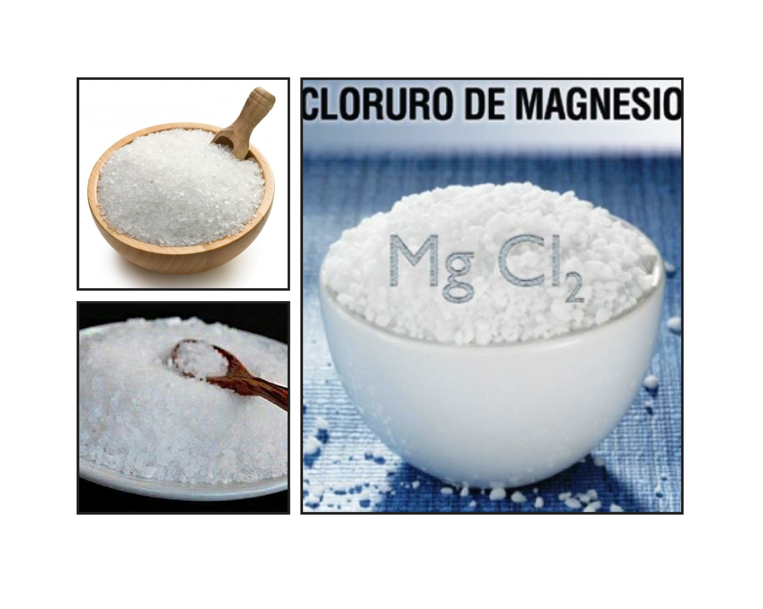 Cloruro de magnesio | Foto: Wikimedia Cloruro de magnesio | Foto: Wikimedia
