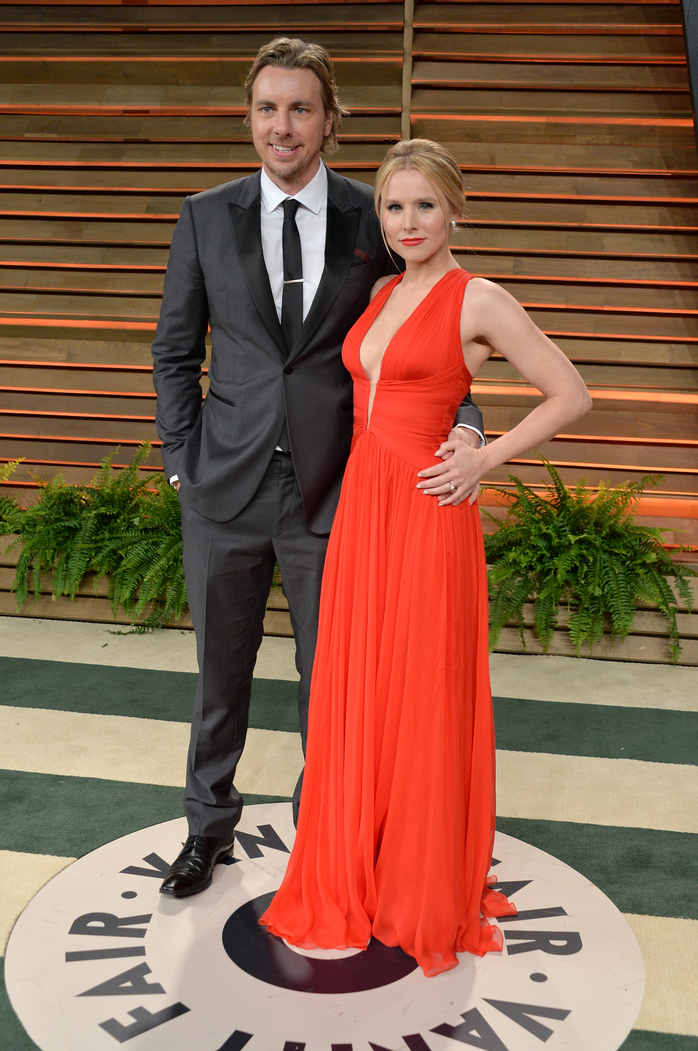 Dax Shepard and Kristen Bell at the Vanity Fair Oscar Party in West Hollywood, California on March 2, 2014 | Source: Getty Images