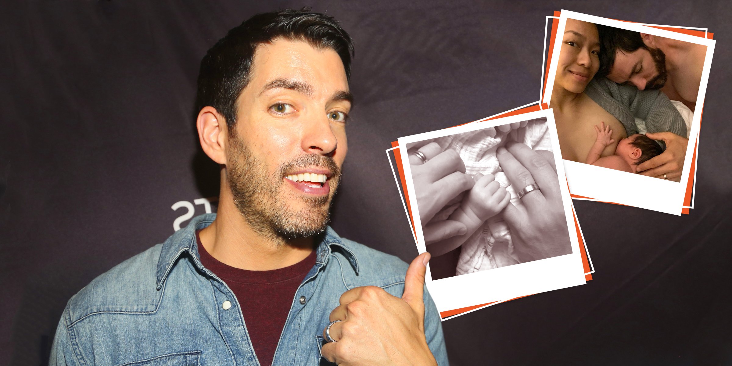 Drew Scott | Drew Scott, su esposa y su hijo | Foto: Instagram.com/mrdrewscott | Getty Images