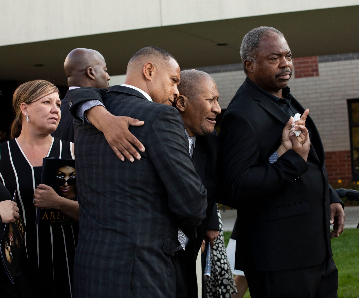 Aretha Franklin's family at her funeral | Source: Getty Images