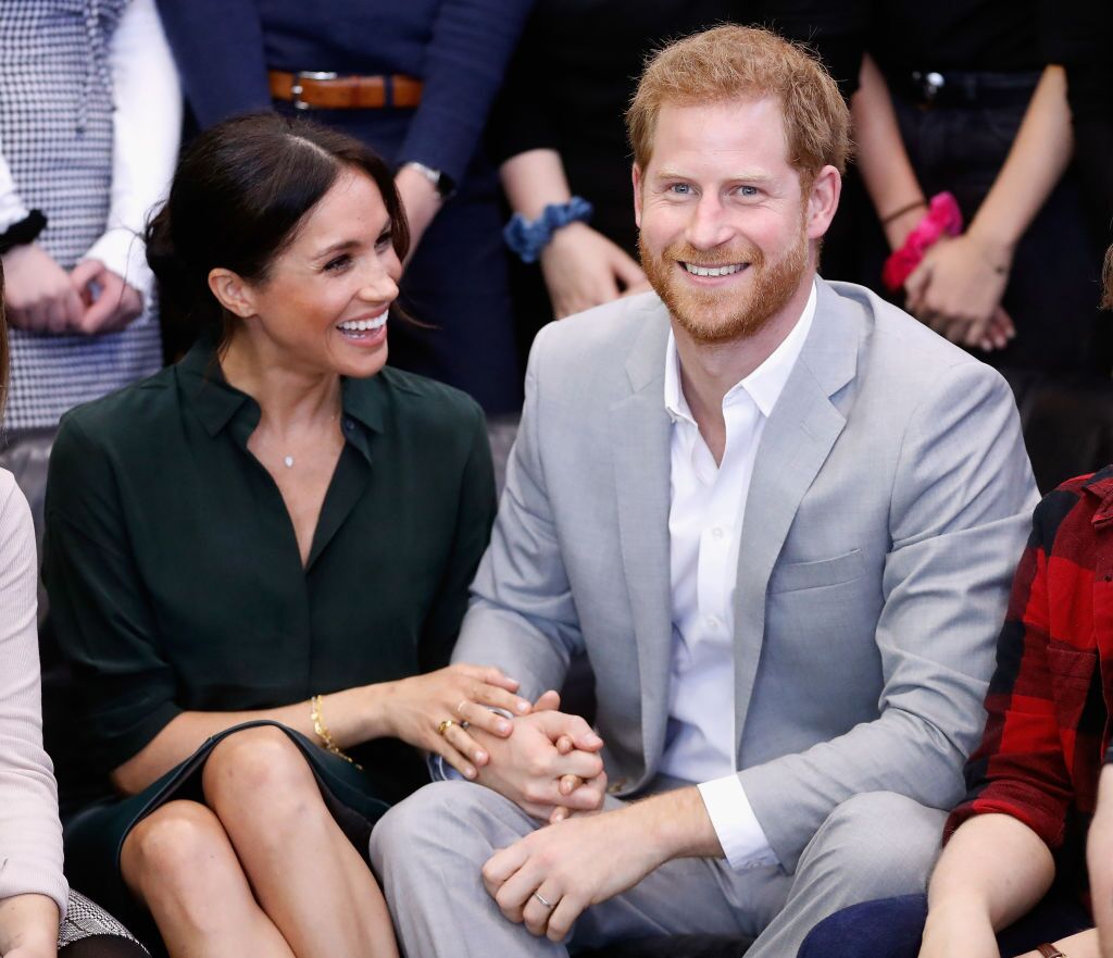 Duchess of Sussex and Prince Harry, Duke of Sussex make an official visit to the Joff Youth Centre in Peacehaven, Sussex on October 3, 2018 in Peacehaven UK | Photo: Getty Images