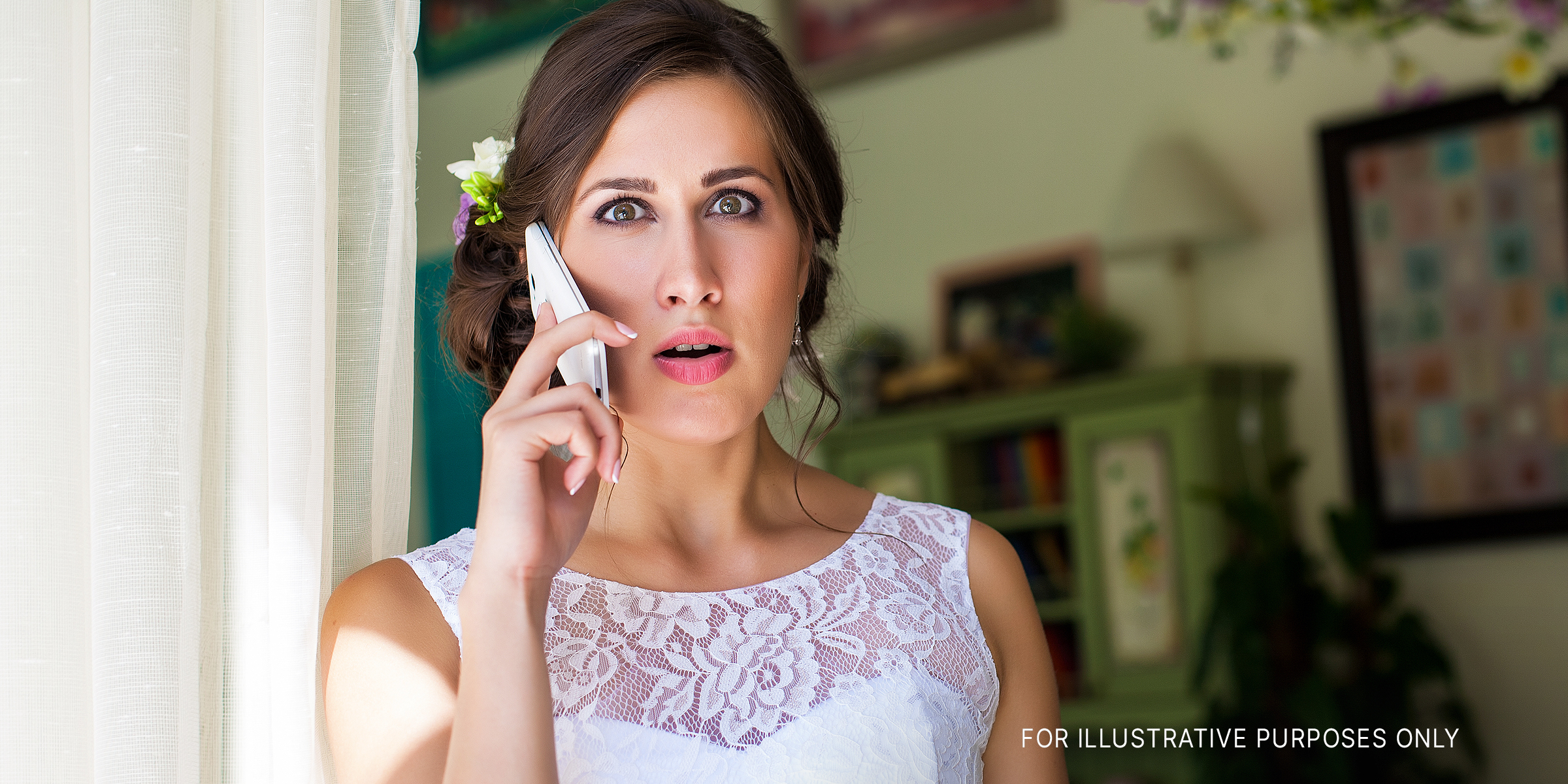 A bride in shock | Source: Shutterstock