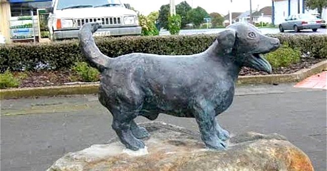 La estatua de George en Nueva Zelanda. | Foto: Google Maps