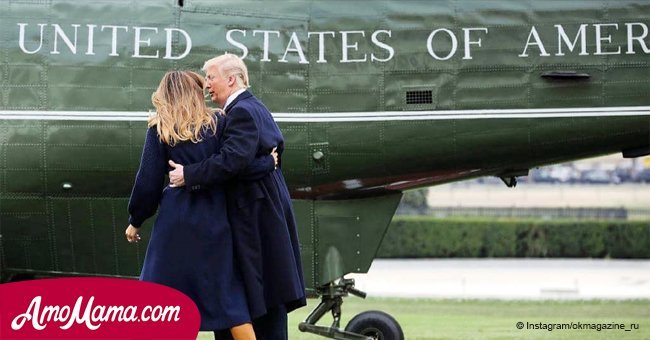 Melania Trump stumbling into Donald's arms resulted in unexpected clothes sales of her coat