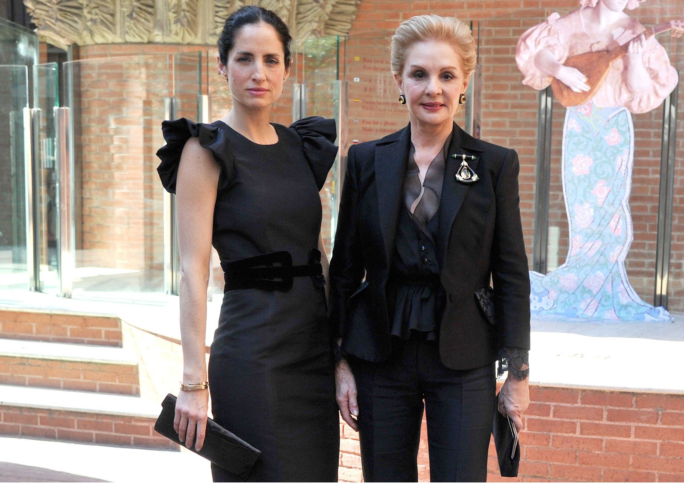 Carolina Adriana Herrera y Carolina Herrera en Barcelona, España en abril de 2014. | Foto: Getty Images Carolina Adriana Herrera y Carolina Herrera en Barcelona, España en abril de 2014. | Foto: Getty Images