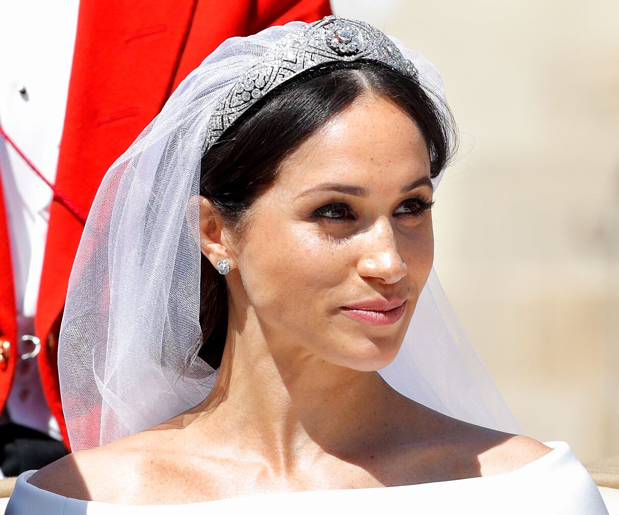 Duchess of Sussex  after her wedding at St George's Chapel | Getty Images