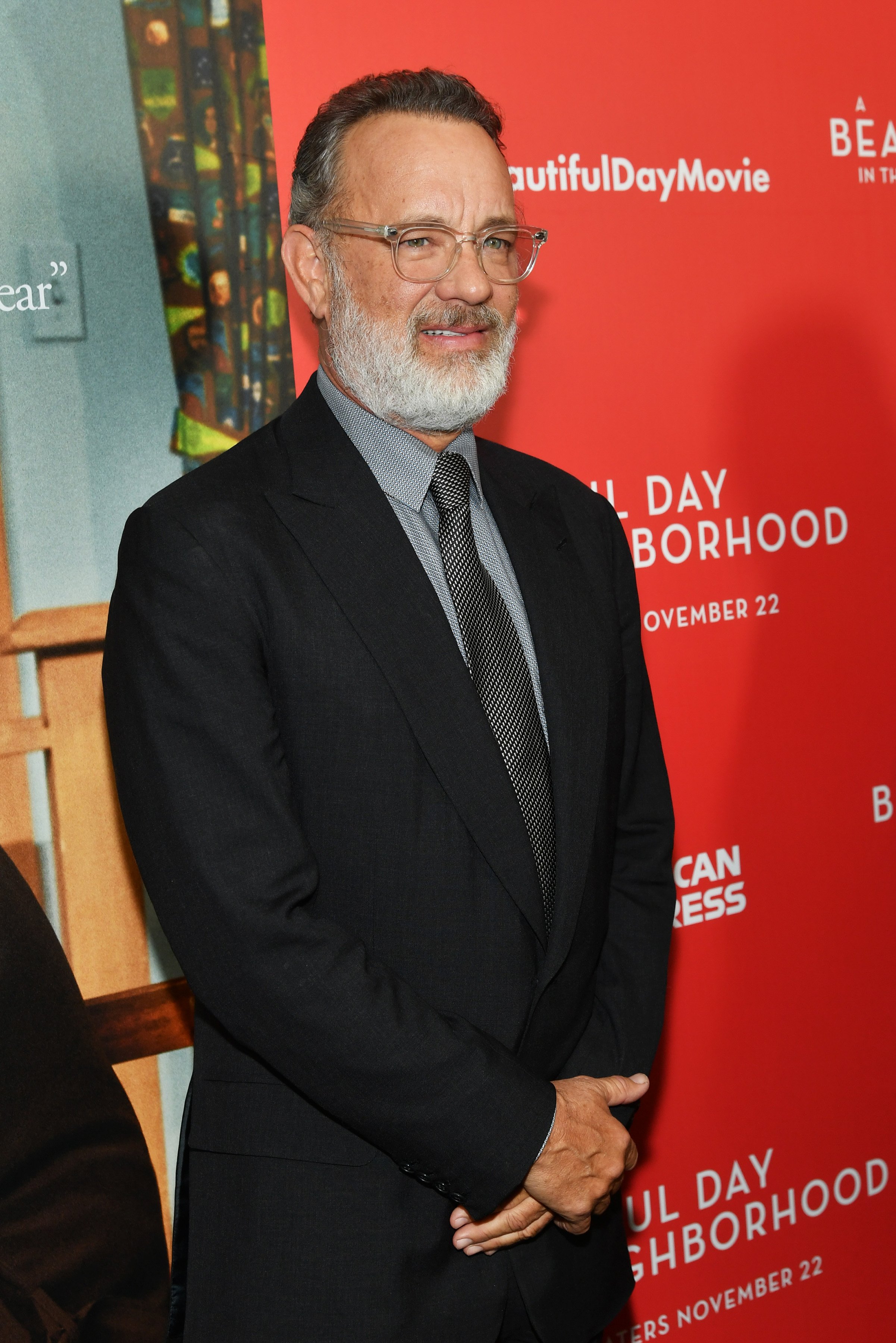 Tom Hanks attends "A Beautiful Day In The Neighborhood" New York Screening at Henry R. Luce Auditorium at Brookfield Place on November 17, 2019, in New York City. | Source: Getty Images.