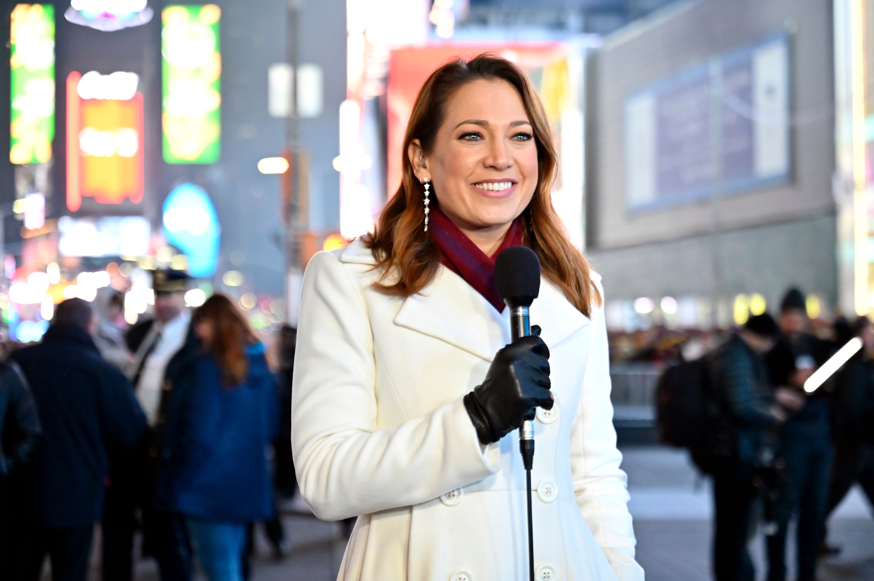 Ginger Zee in Times Square on New Year's Eve 2019 | Source: Getty Images