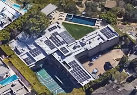Leonardo DiCaprio's Hollywood Hills compound from a video dated September 17, 2022 | YouTube/@KNOW6666