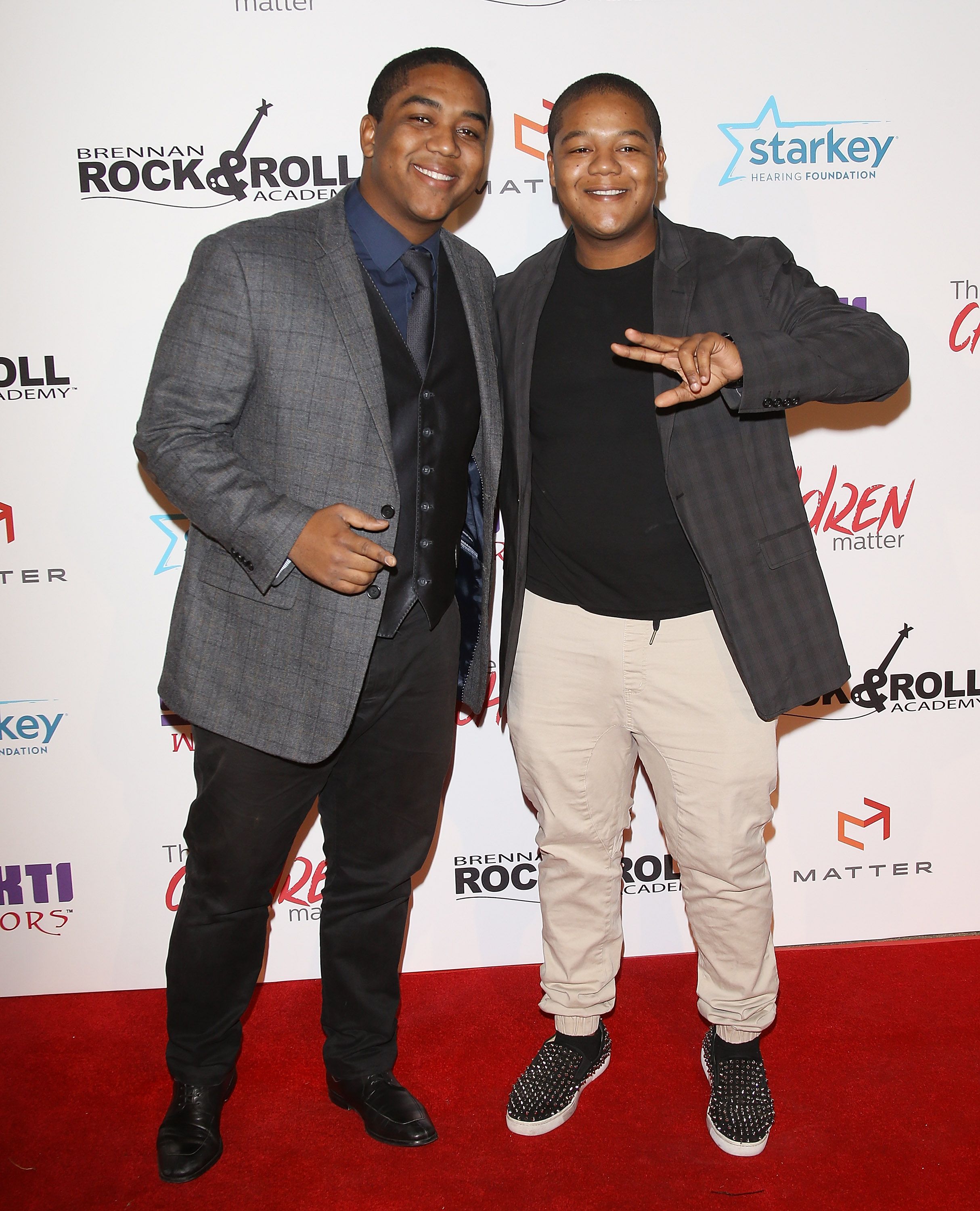 Christopher Massey and Kyle Massey arrive at The Children Matter.NGO 1st Annual Gala held on November 7, 2015 in Beverly Hills, California. | Source: Getty Images